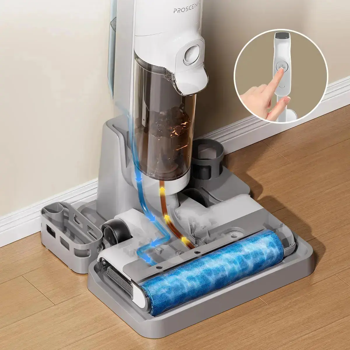 Proscenic F10 Ultra Wet Dry Vacuum | Self-Cleaning & Edge Cleaning - Image 5