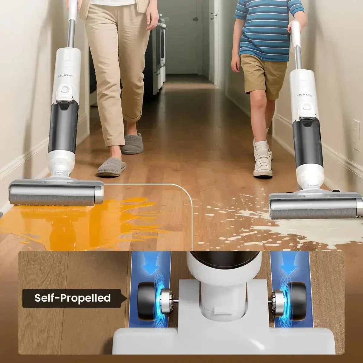 Proscenic F10 Ultra Wet Dry Vacuum | Self-Cleaning & Edge Cleaning - Image 6