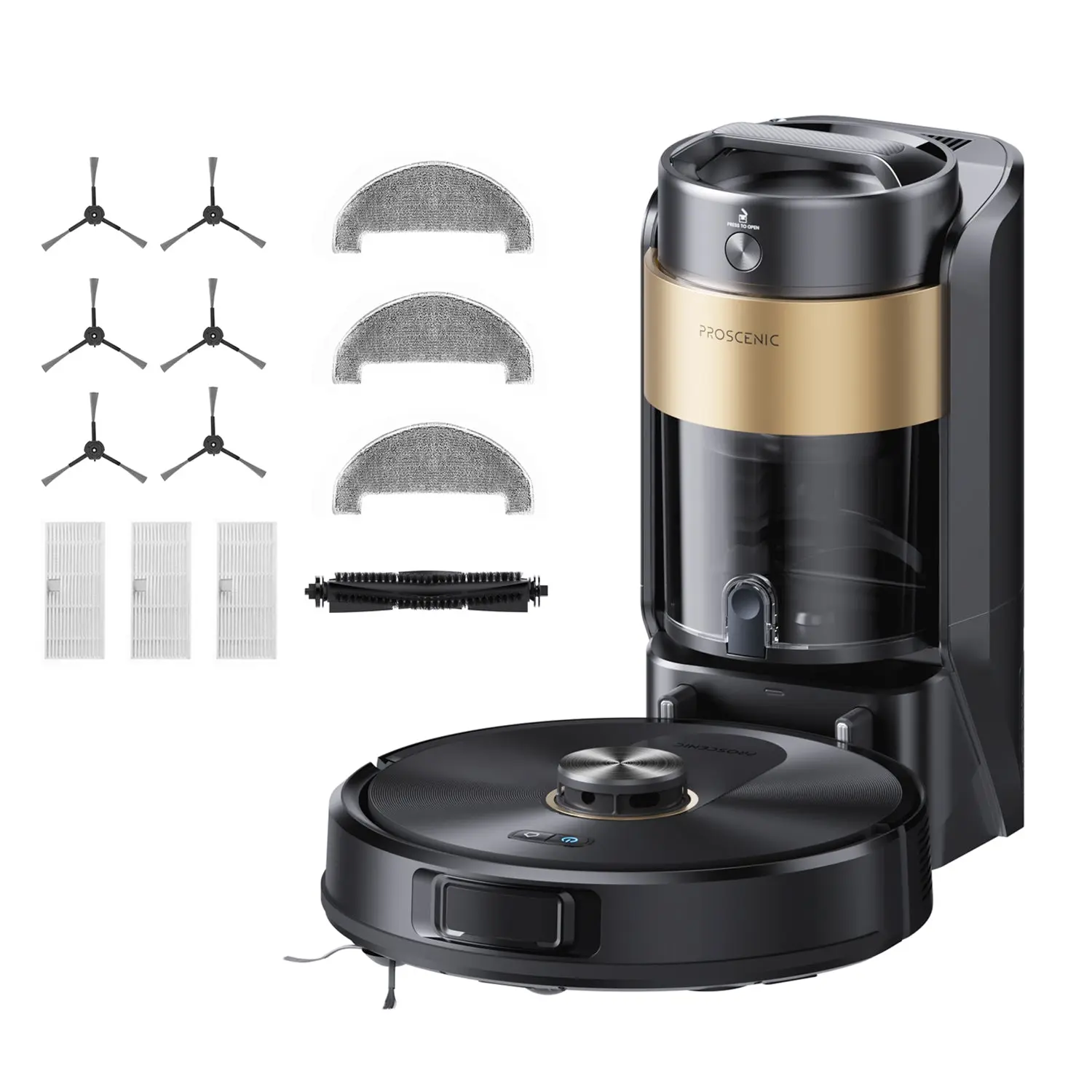 Proscenic Q20 Plus Robot Vacuum | 10,000Pa Suction & Auto-Empty Station - Image 11