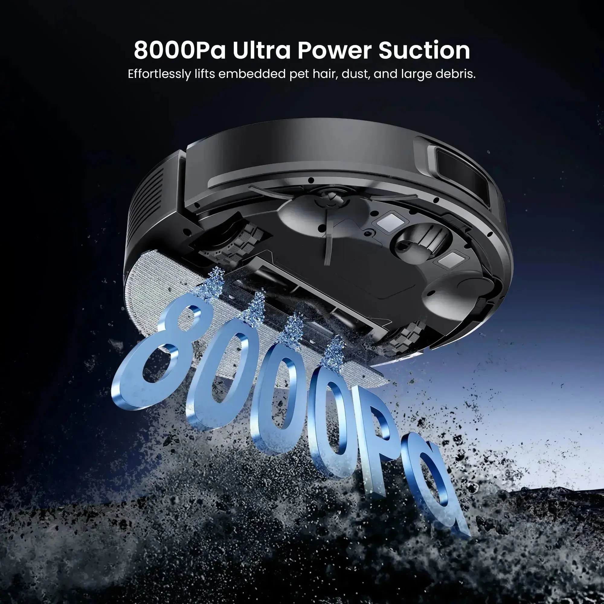 Proscenic Q10 Robot Vacuum | 8000Pa Suction & LiDAR Navigation - Image 3