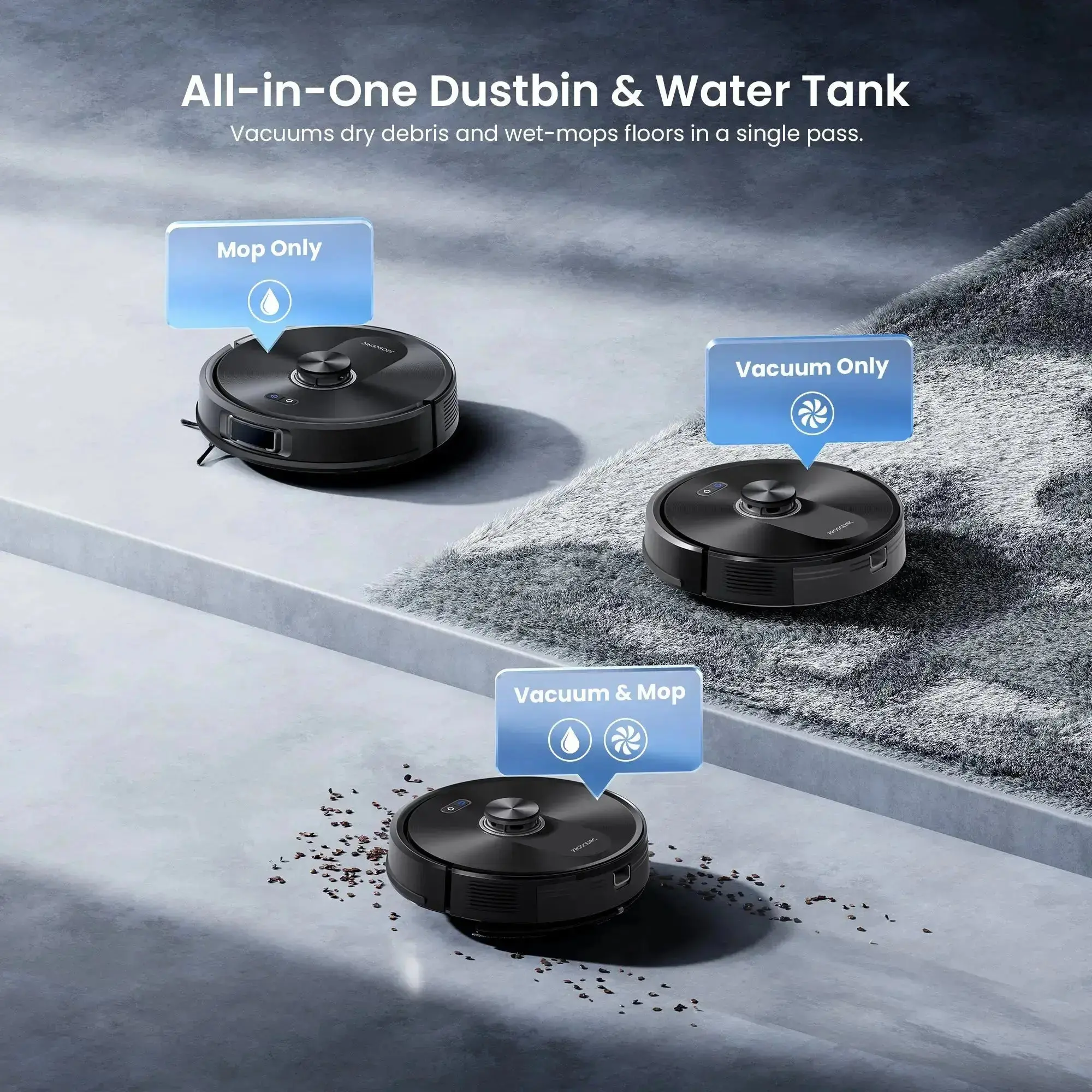 Proscenic Q10 Robot Vacuum | 8000Pa Suction & LiDAR Navigation - Image 6